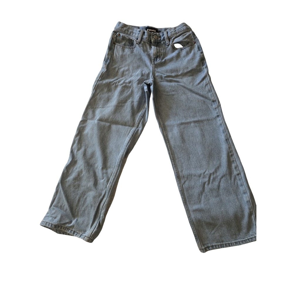 RSQ Baggy Light Wash High Rise Wide Leg Denim Jeans Boys Size 12